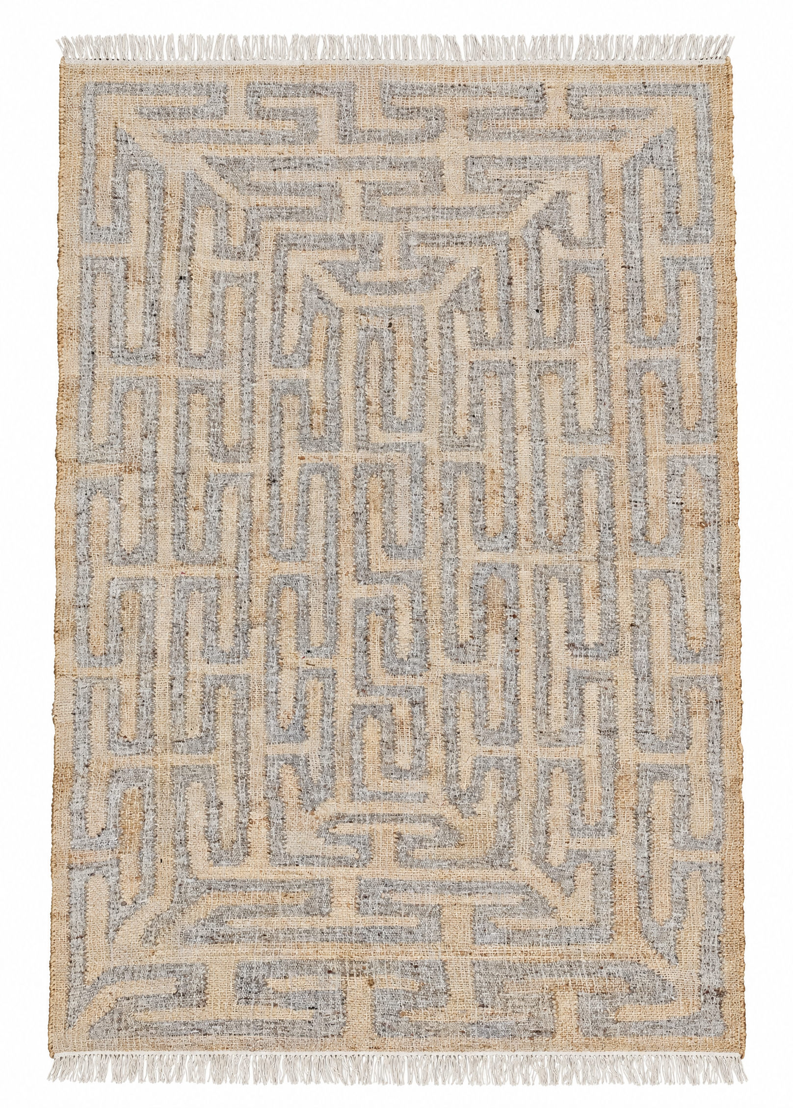 Angelini 5.9x8 Handwoven Natural Kilim Rug — created with Imersian