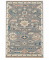 Flora 8.3x10 Grey and Ivory Hand-Knotted Oushak Rug — created with Imersian