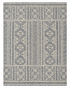 Roger Staubach 8x10 Ivory and Blue Hand-Tufted Rug — created with Imersian