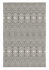 Alabaster 5.3x7.6 Grey Geometrical Durrie Rug — created with Imersian