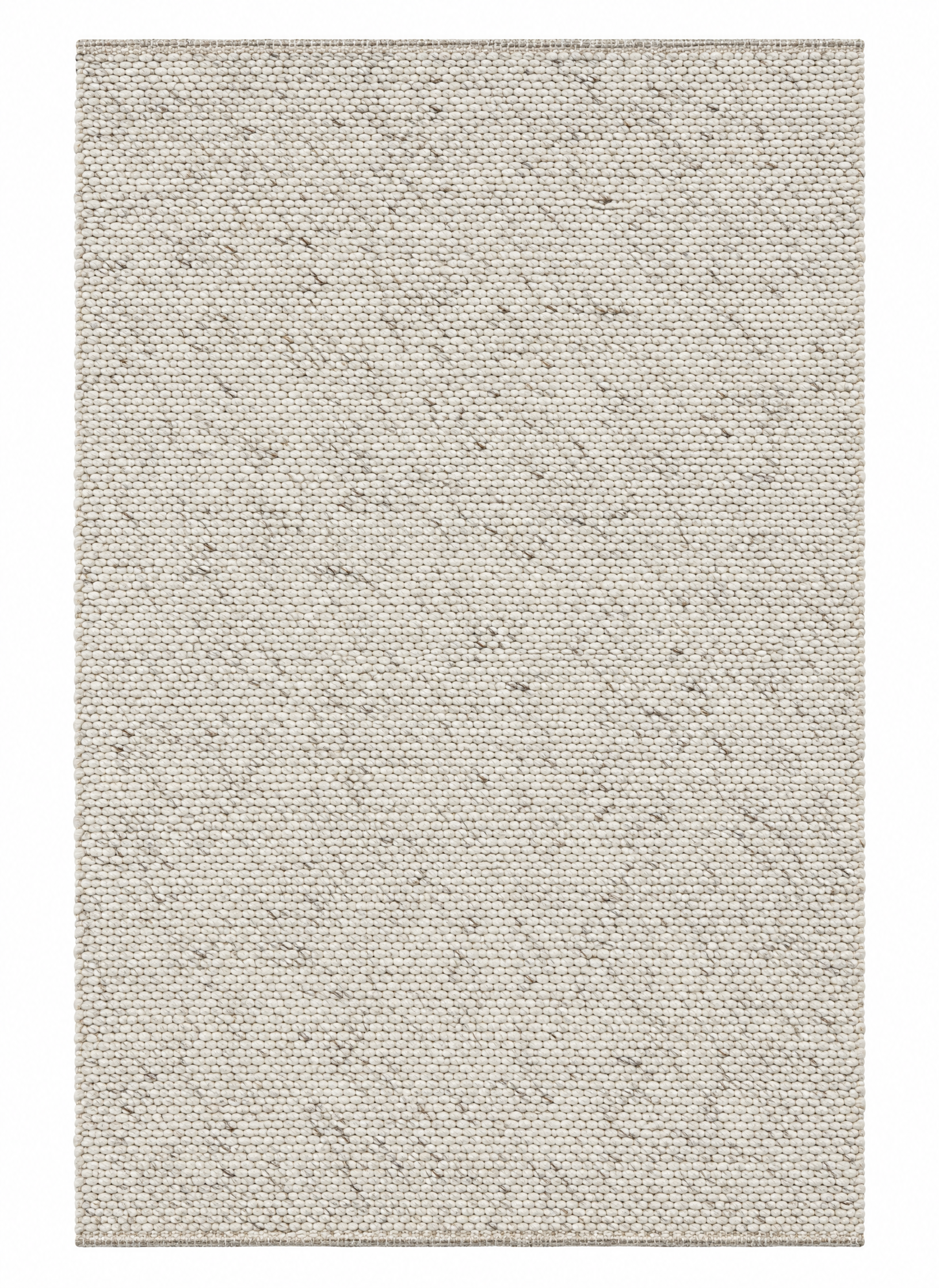 Frank 7.6x10.3 Handwoven Wool Durrie Natural Beige — created with Imersian