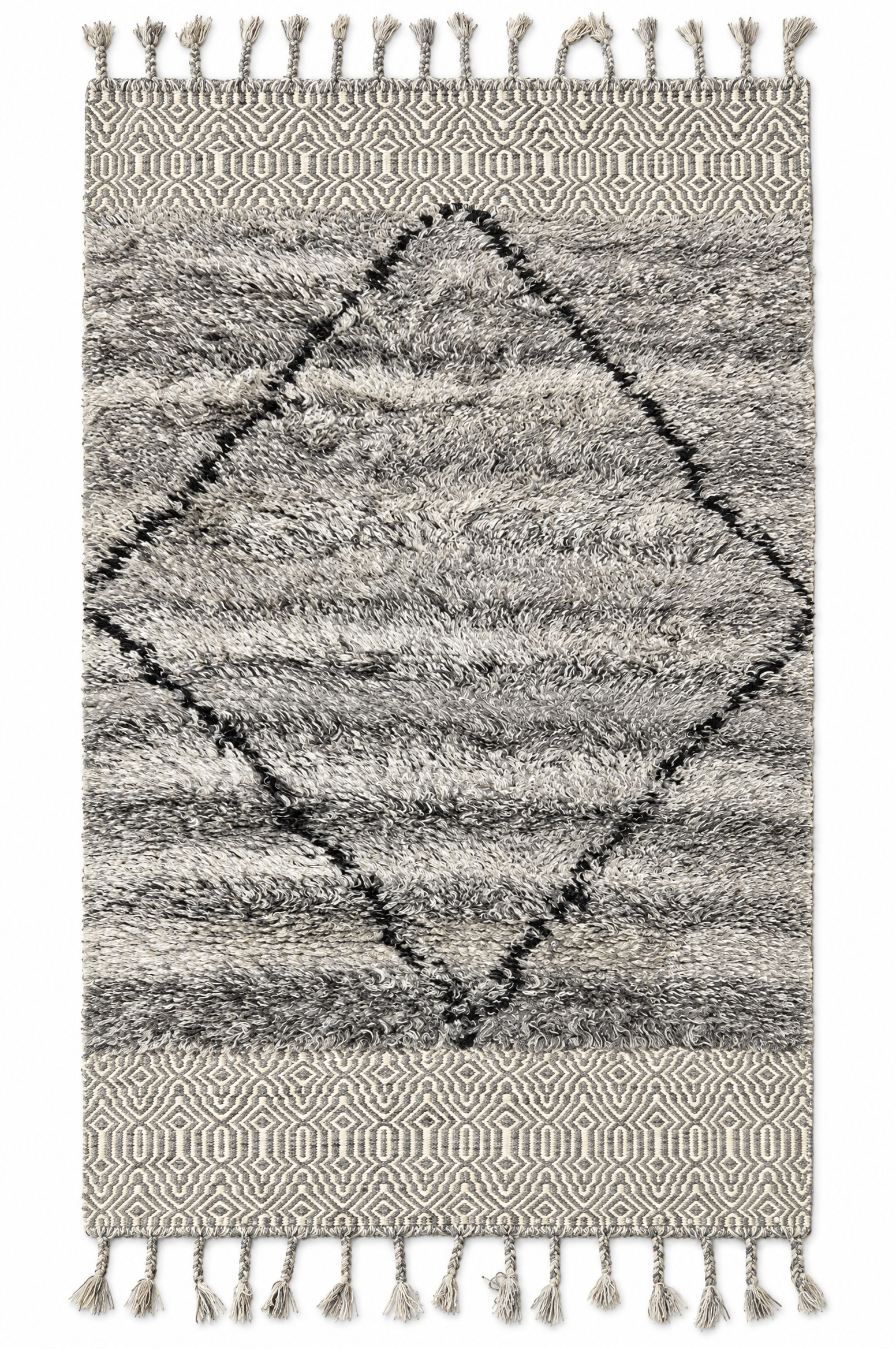 Wren 4x6 Natural and Brown Handwoven Rug — created with Imersian