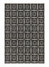 Karloff 10.3x13.9 Hand-Knotted Dark Grey & Silver Modern — created with Imersian