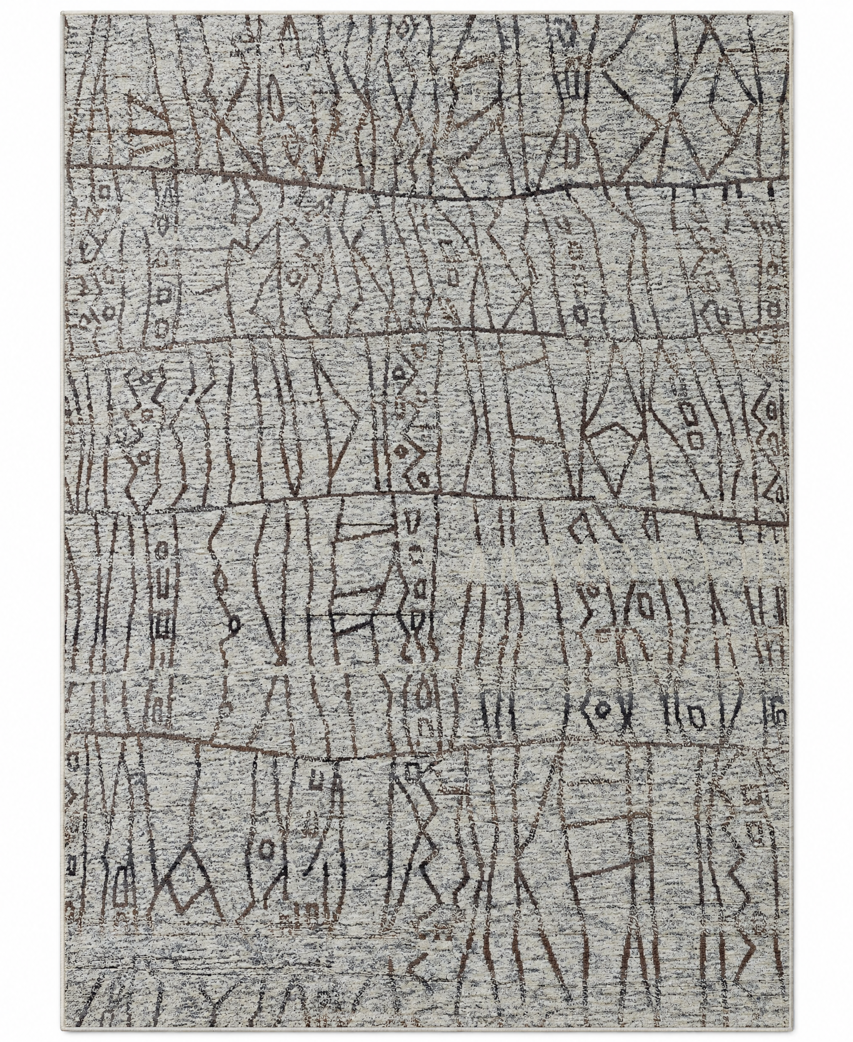 Carlo 8x9.9 Hand-Knotted Natural Modern — created with Imersian