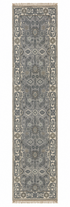 Cammie Clarke 2.6x9.9 Grey Hand-Knotted Oushak Runner — created with Imersian