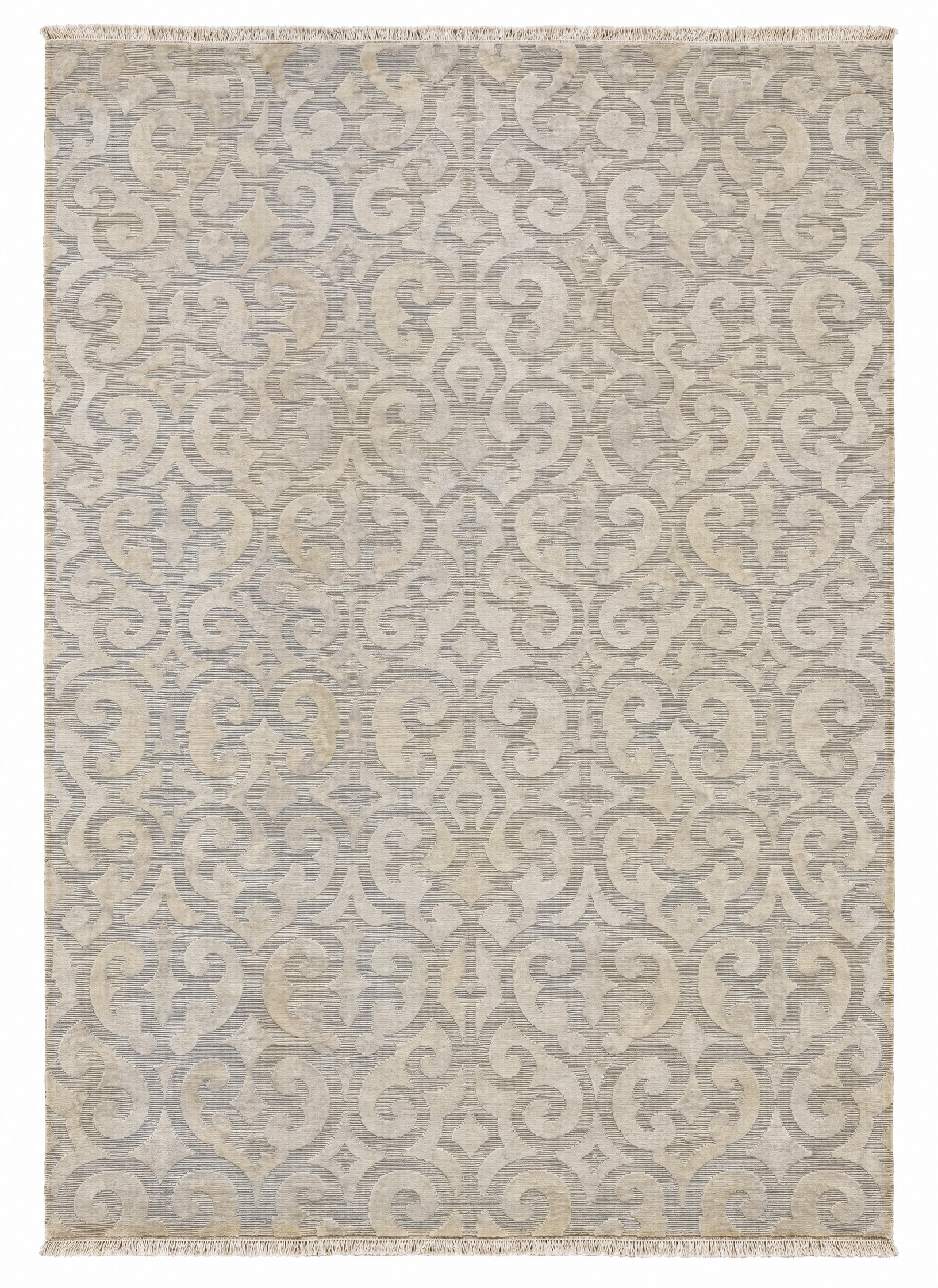 Bunny 10x13.9 Beige and Tan Hand-Knotted Tibetan Rug - CLEARANCE 40% OFF — created with Imersian