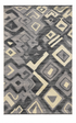 Hasina 5x8 Grey Hand-Knotted Modern Rug — created with Imersian