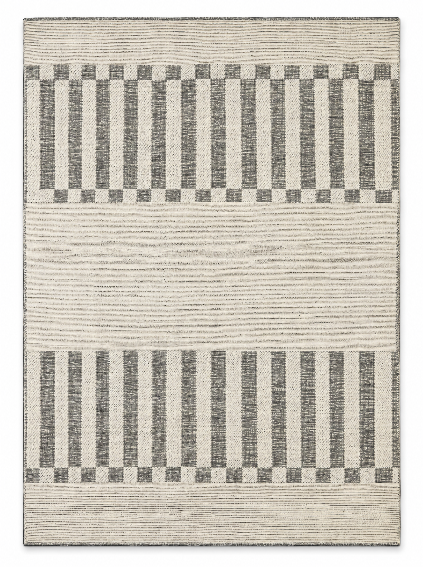 Boris 10.3x13.9 Hand-Knotted Ivory & Grey Modern - CLEARANCE 40% OFF — created with Imersian