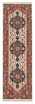 Honeypot 2.6x8.3 Ivory and Rust Hand-Knotted Serapi Runner Rug — created with Imersian