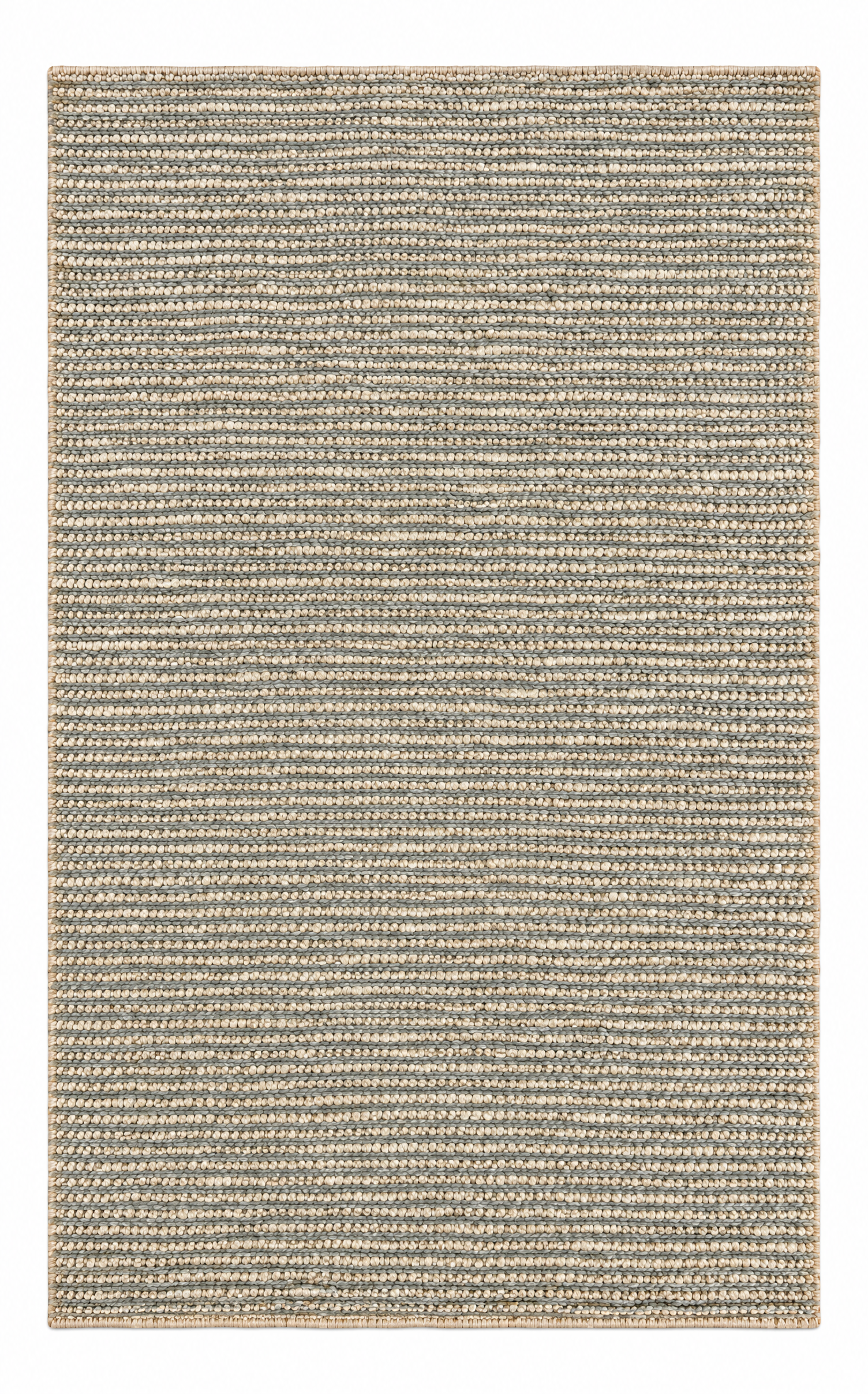 Tom Tuttle from Tacoma 5x8 Handwoven Natural and Grey Striped Jute Rug — created with Imersian