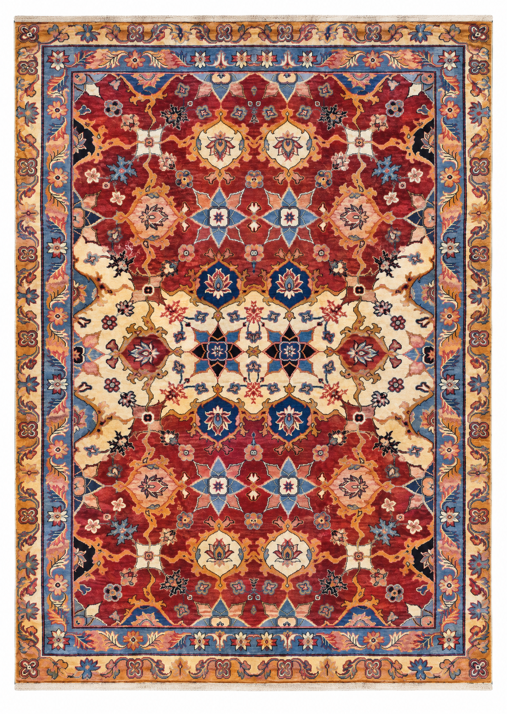 Lady Kay 5x7 Colorful Afghani Agra Rug — created with Imersian