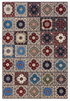 Kyle Rideout 4.6X6.6 Colorful Hand-Knotted Modern Patched Rug — created with Imersian