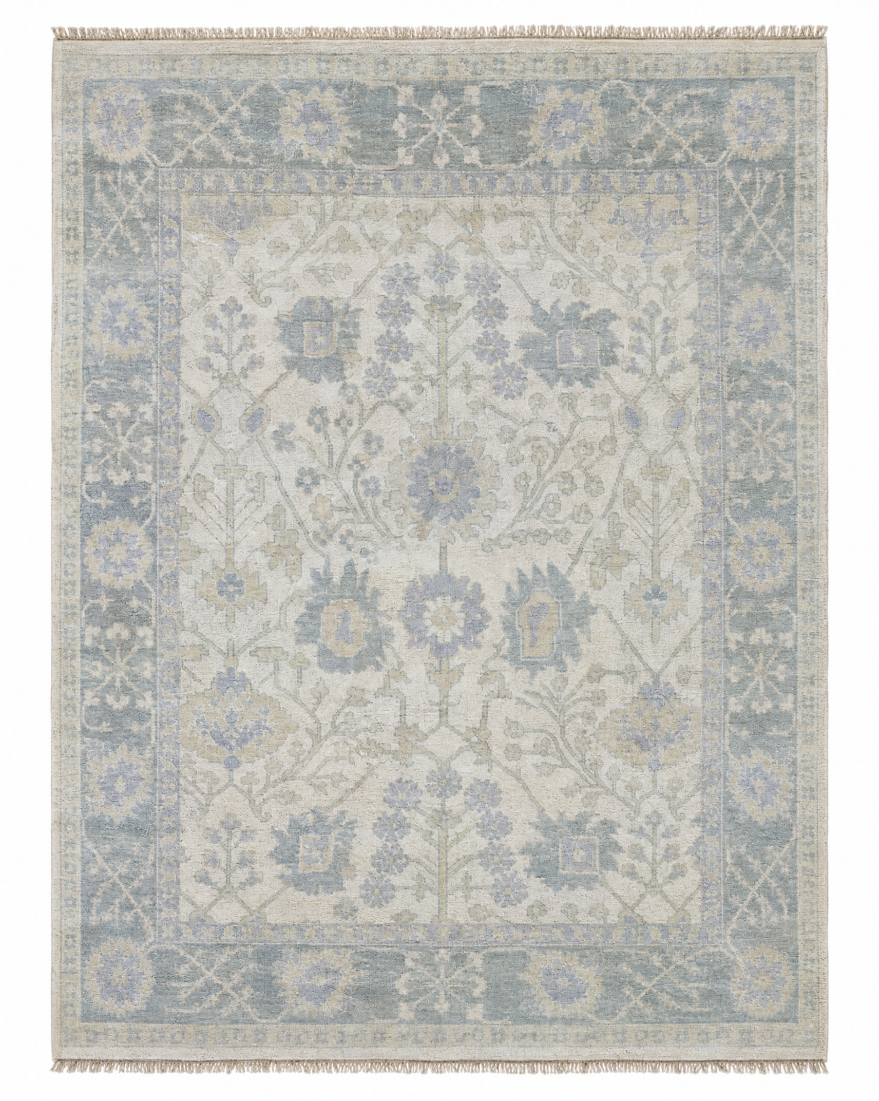 Teresa 8x10 Pastel Oushak High Knot — created with Imersian