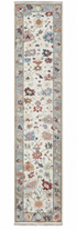 Georgina 2.6x12 Hand-Knotted Ivory & Grey Oushak Runner Rug — created with Imersian