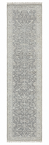 Luana Lee 2.6x10 Hand-Knotted Grey & Silver Turkish Oushak — created with Imersian