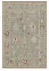 Brittany Kahan 9.9x14 Grey Hand-Knotted Oushak Rug — created with Imersian