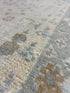 Susan Lynch 2.11x5.4 Hand-Knotted Cream and Green Oushak | Banana Manor Rug Factory Outlet