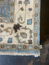Tamara 10x14 Hand-Knotted Blue & Beige Oushak | Banana Manor Rug Factory Outlet