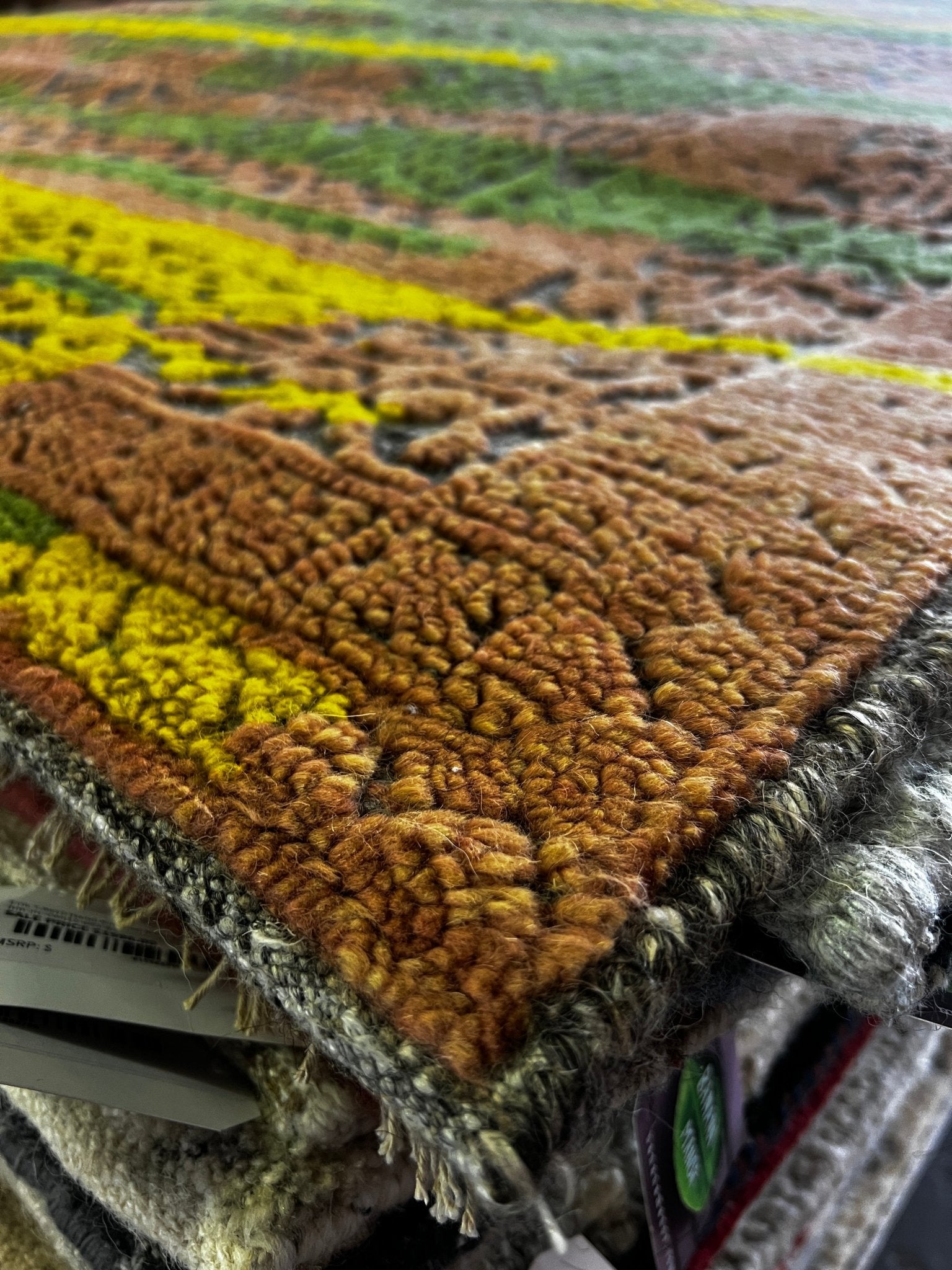 The Jamaican 8x10 Hand-Knotted Multi Color Cut Pile | Banana Manor Rug Factory Outlet