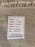 Villanelle 8x10.2 Hand-Knotted Cream Ivory and Light Silver Oushak | Banana Manor Rug Factory Outlet