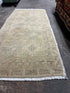 Vintage 1.9x3.8 Turkish Oushak Tan and Green Small Rug | Banana Manor Rug Factory Outlet