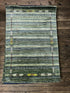 3x4.9 Green Handwoven Gabbeh Rug | Banana Manor Rug Factory Outlet