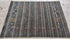 4x5.9 Grey Handwoven Gabbeh Rug | Banana Manor Rug Factory Outlet