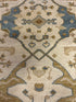 Bliss 4.6x6.3 Ivory Hand-Knotted Oushak Rug | Banana Manor Rug Company