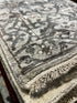 Cheryl Eisen Grey, Tan, and Ivory Hand-Knotted Oushak Runner (Multiple Sizes) | Banana Manor Rug Company