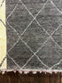 Ignatious 6x9.3 Grey and White Hand-Knotted Rug | Banana Manor Rug Company