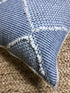 Acadia Blue and White Geometric Pillow | Banana Manor Rug Company