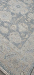 Adele 7.9x9.9 Hand Knotted Grey & Beige Oushak | Banana Manor Rug Factory Outlet