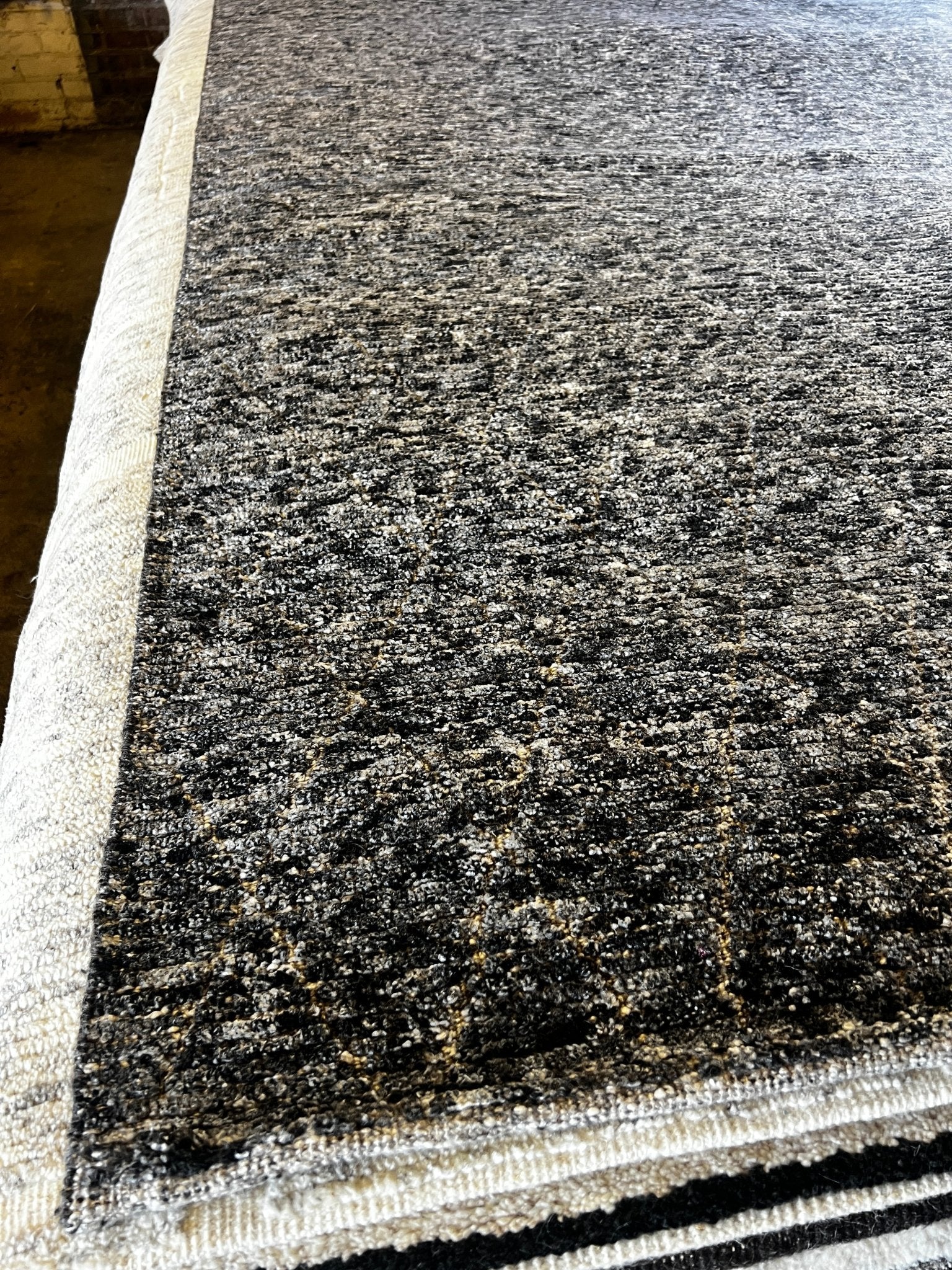 Adolfo 8.9x12 Hand-Knotted Dark Grey Modern | Banana Manor Rug Factory Outlet