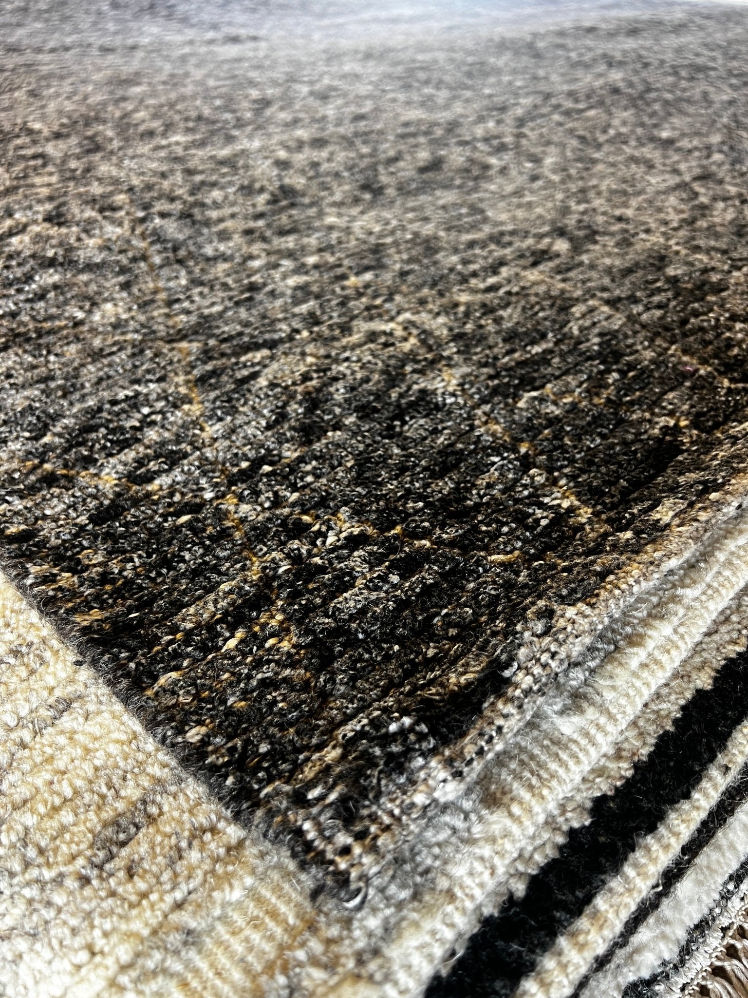 Adolfo 8.9x12 Hand-Knotted Dark Grey Modern | Banana Manor Rug Factory Outlet