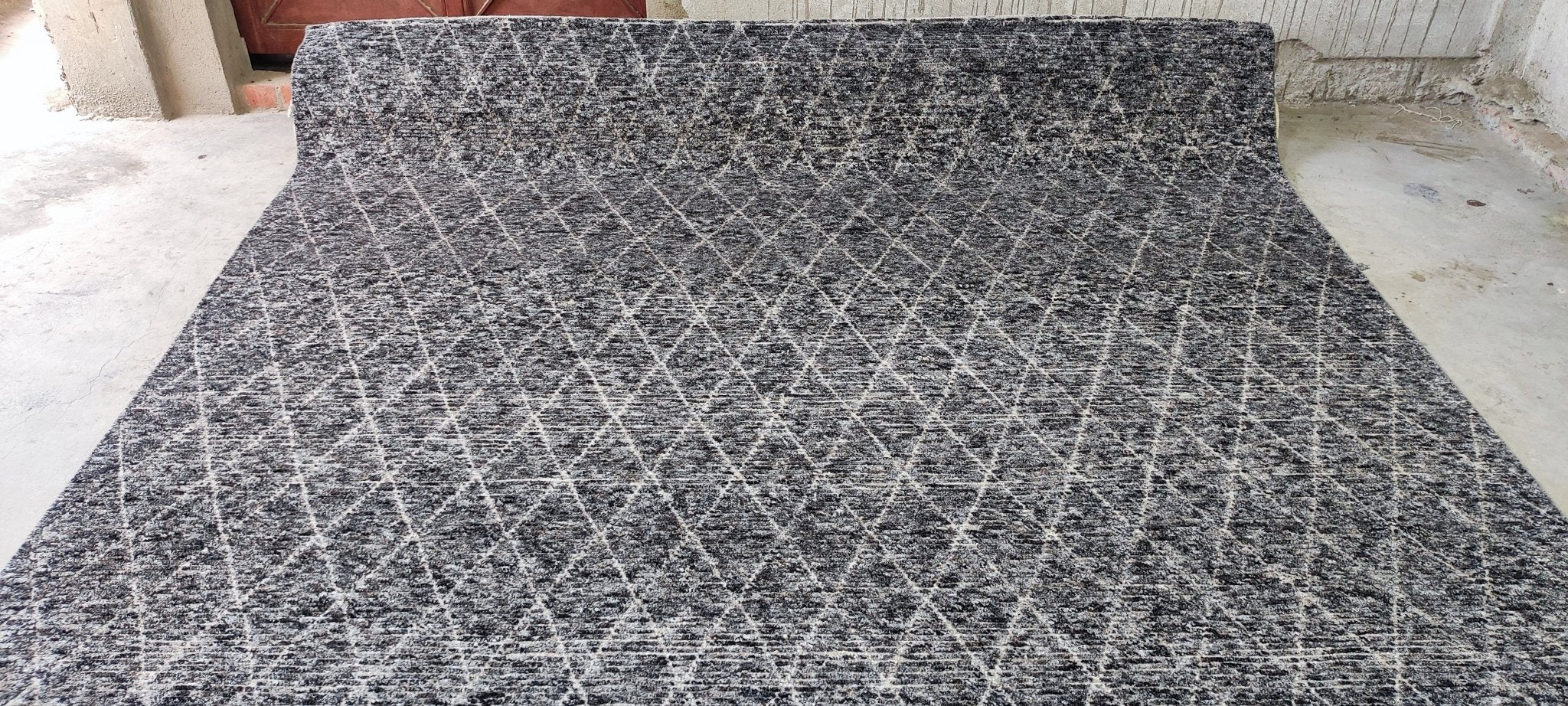 Adolfo 8.9x12 Hand-Knotted Dark Grey Modern | Banana Manor Rug Factory Outlet