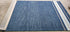 Aitana 5x8 Hand-Tufted Wool Blue Stripe | Banana Manor Rug Factory Outlet