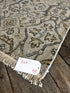 "Alair" Dark Grey and Beige Hand-Knotted Oushak 8x10 | Banana Manor Rug Company