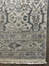 "Alair" Dark Grey and Beige Hand-Knotted Oushak 8x10 | Banana Manor Rug Company