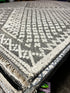 Alejandro 6.3x9 Hand-Knotted Ivory & Grey Cut Pile | Banana Manor Rug Factory Outlet