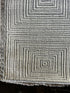 Aleksandr Baluev Hand-Knotted Modern Rug Ivory Grey High-Low 8.9x12 | Banana Manor Rug Company