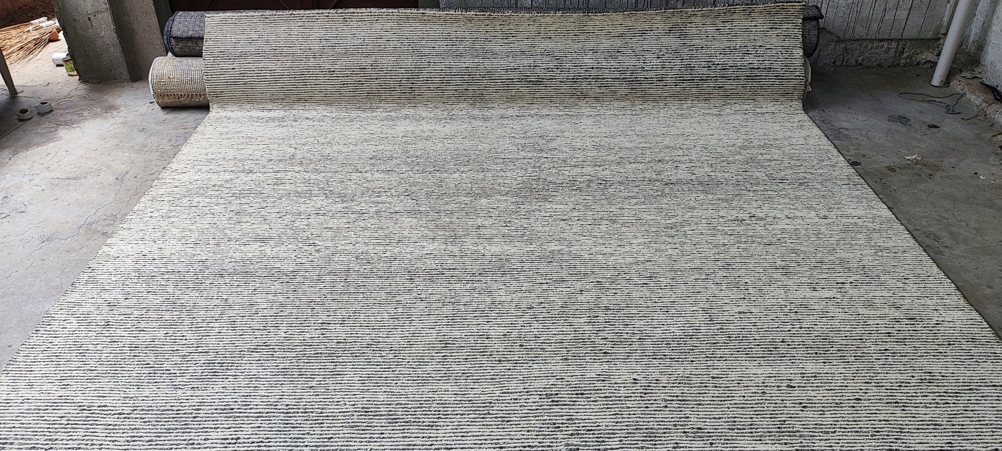 Allegra 8.3x11.6 Hand Knotted Ivory & Grey | Banana Manor Rug Factory Outlet