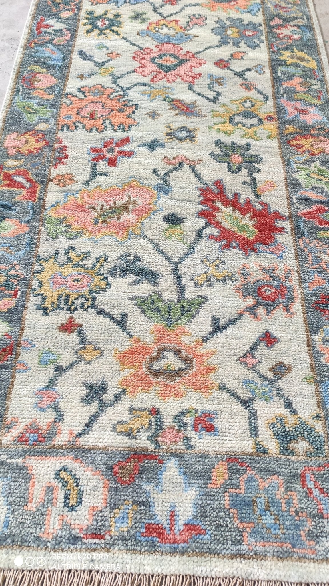 Allie Hand Knotted 2.9x9 Oushak Runner | Banana Manor Rug Company