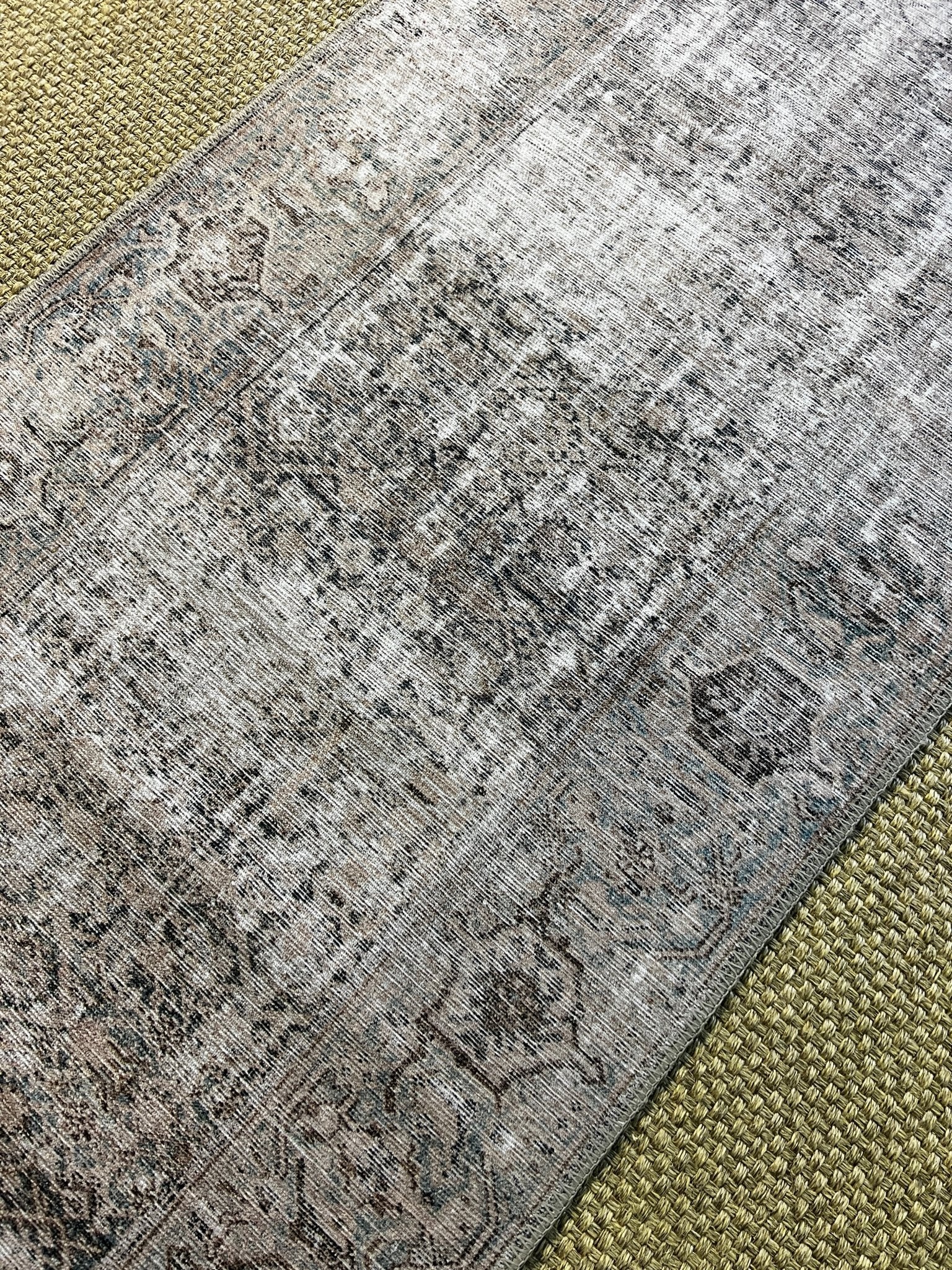 Amber Lewis 2.6x7.6 Georgie Collection Ocean and Sand Runner | Banana Manor Rug Factory Outlet