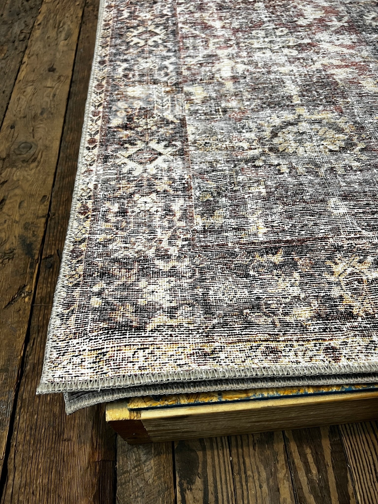 Amber Lewis Georgie Collection Bordeaux and Antique 2.6x12 | Banana Manor Rug Factory Outlet