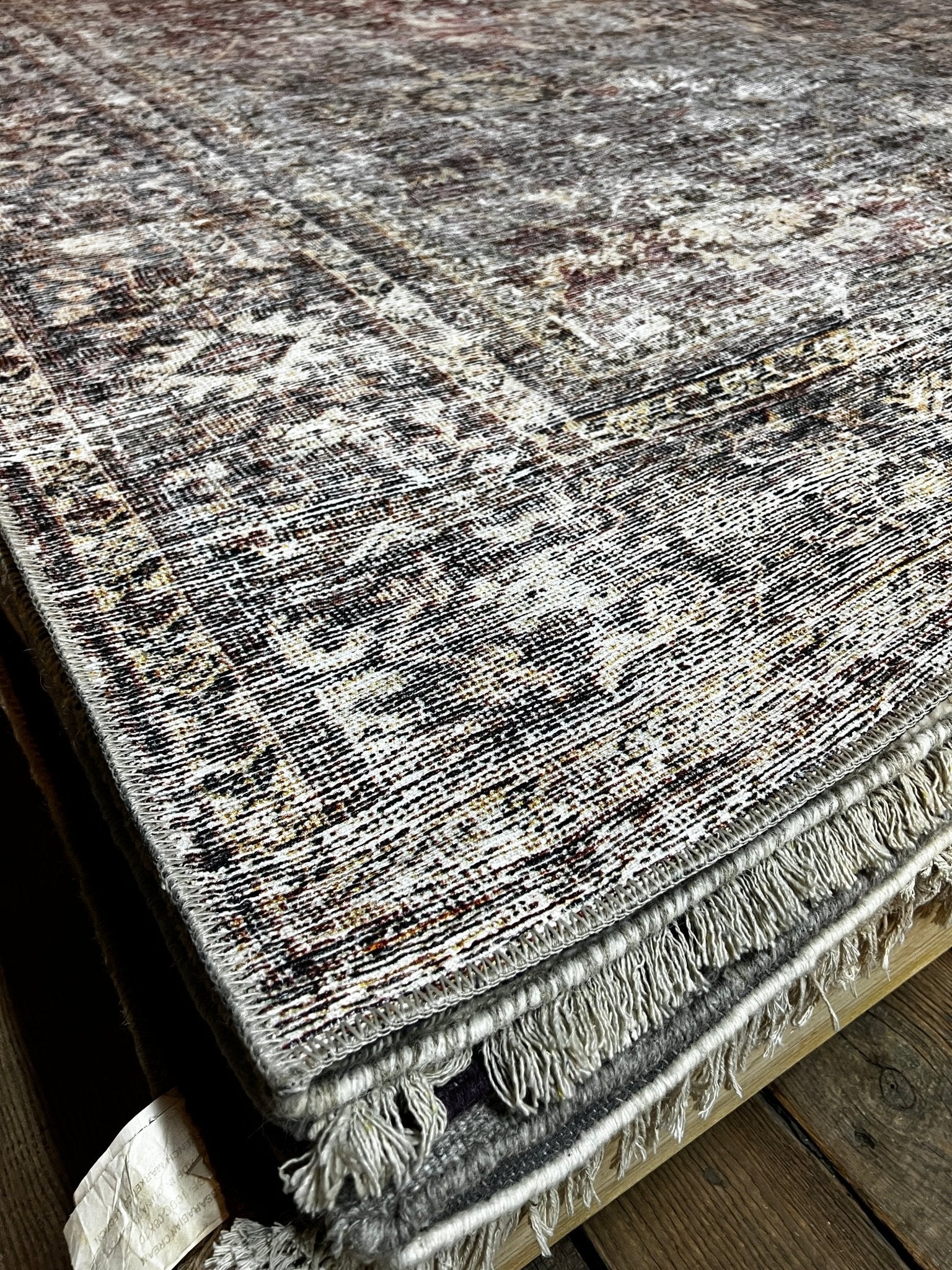 Amber Lewis Georgie Collection Bordeaux and Antique 8.4x11.6 | Banana Manor Rug Factory Outlet