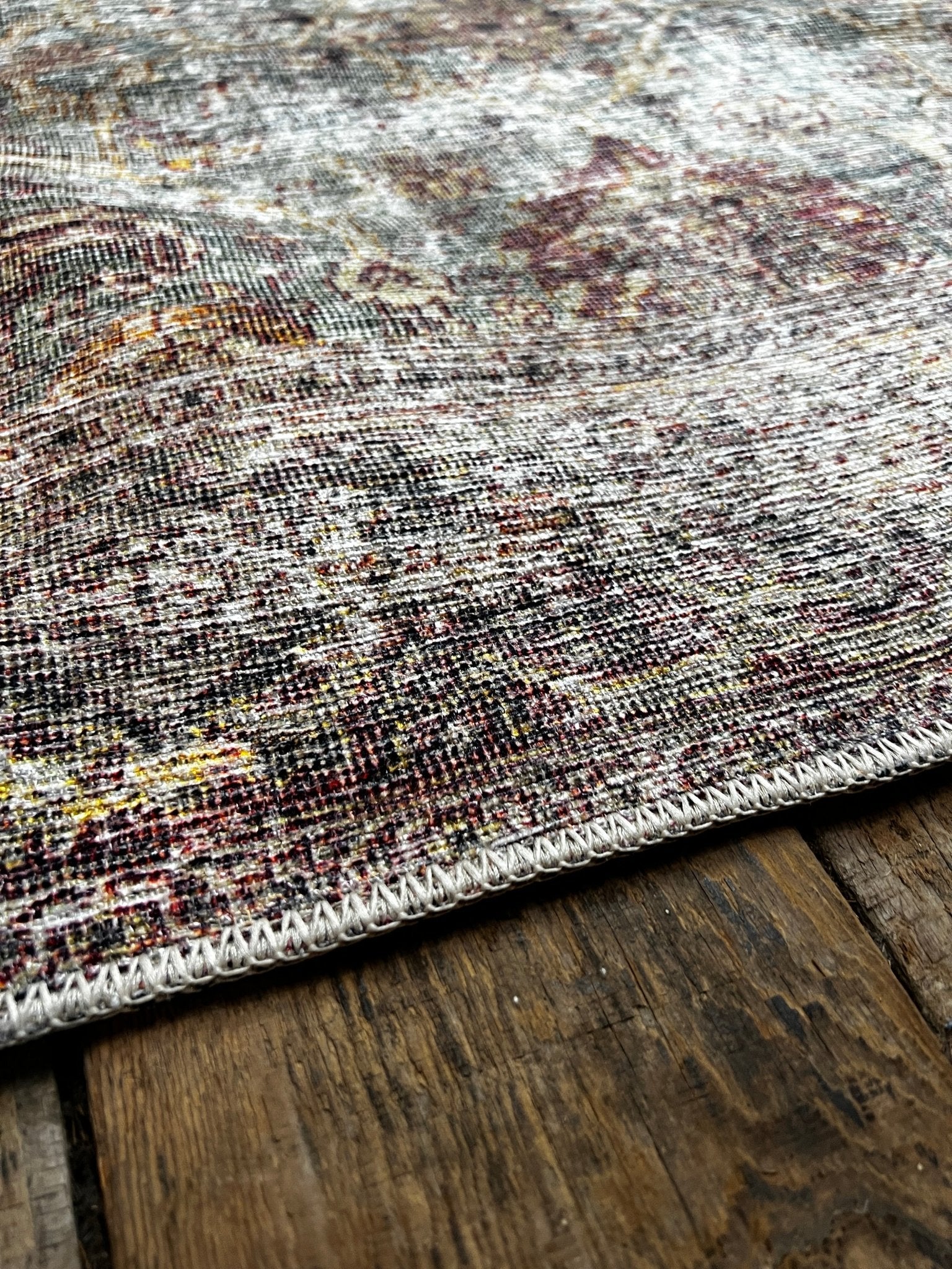 Amber Lewis Georgie Collection Jade and Sunset 3.9x5.6 | Banana Manor Rug Factory Outlet
