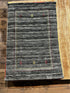 Ambivalence Squared 3x4.9 Grey Handwoven Gabbeh Rug | Banana Manor Rug Factory Outlet