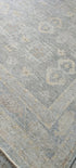 Angie Pontani 8x10 Hand Knotted Silver & Grey Oushak | Banana Manor Rug Factory Outlet