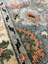 Annette 2.6x4 Hand-Knotted Bue & Ivory Oushak Runner | Banana Manor Rug Factory Outlet