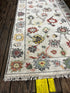 Annie 2.6x12.6 Hand-Knotted Ivory Oushak Runner | Banana Manor Rug Factory Outlet